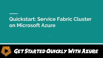 Quickstart: Deploy an App to Azure Service Fabric