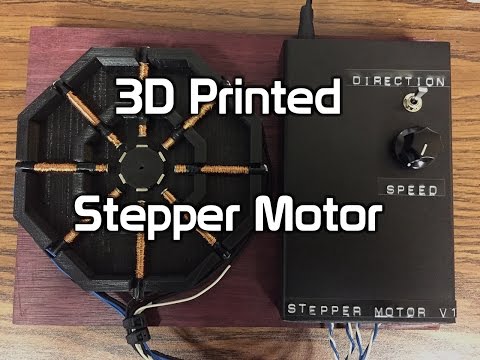 3D Printed Stepper Motor 🔴