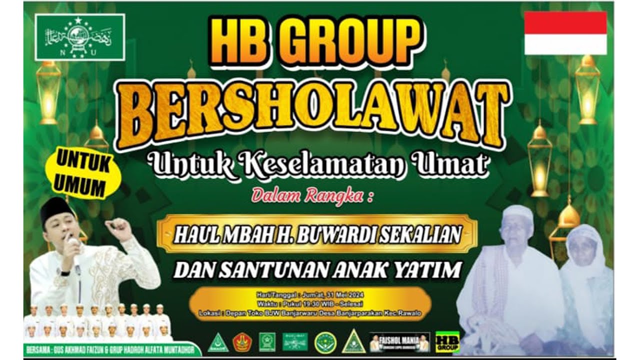 HB Group Bersholawat Untuk Keselamatan Umat Bersama Gus Akhmad Faizun dan Al Fata Muntadhor