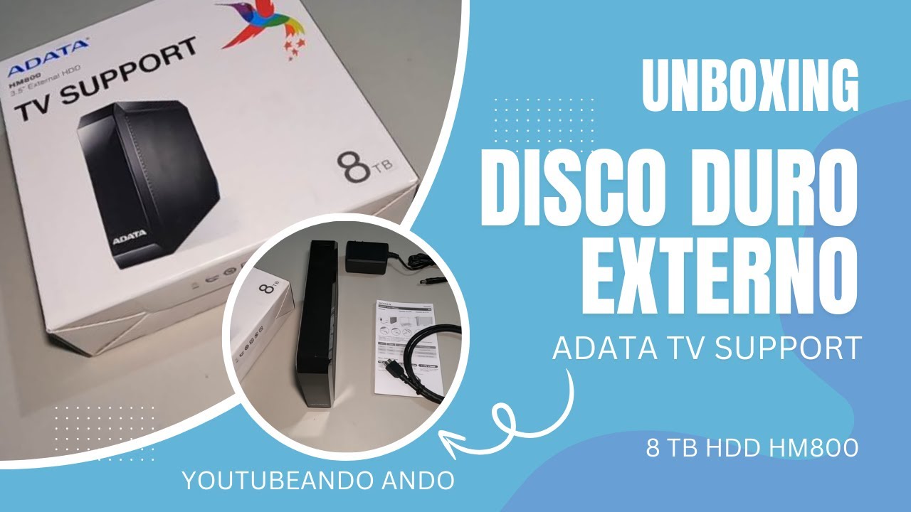 Unboxing of the Adata 8TB External Hard Drive - YouTube