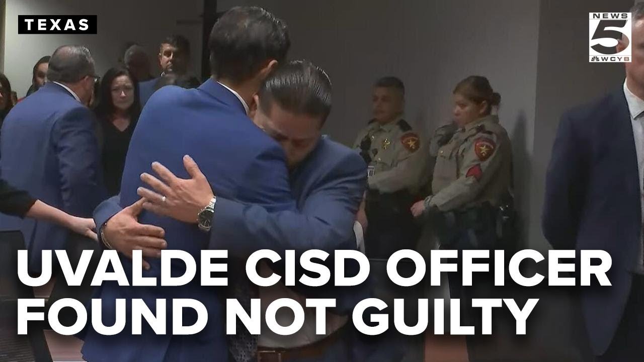 Former Uvalde CISD officer found not guilty in school shooting trial