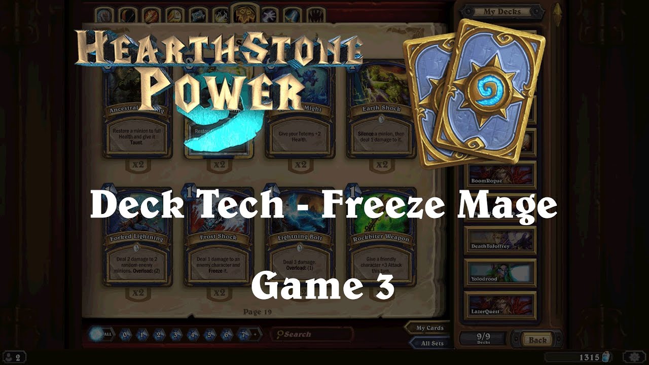 Deck Tech - Freeze Mage - Game 3