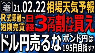 【相場天気予報】アメリカ市場が冴えない中、日経平均は月曜日恒例の上昇。売りも出ており上値は重いが、下げれば買いの相場だ。R式乖離を活用したい。為替は円安傾向が強く、売りが危険に。ラジオヤジの相場解説。