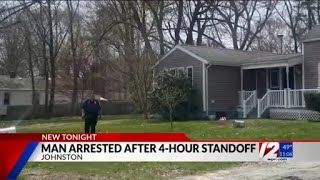 Johnston police end 4-hour long standoff with PVD man