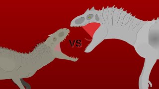 Domination Rex Vs Indominus Rex Ll Stick Nodes Animation