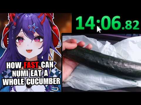 Can Numi Get the World Record for the Fastest Cucumber Eaten By a VTuber