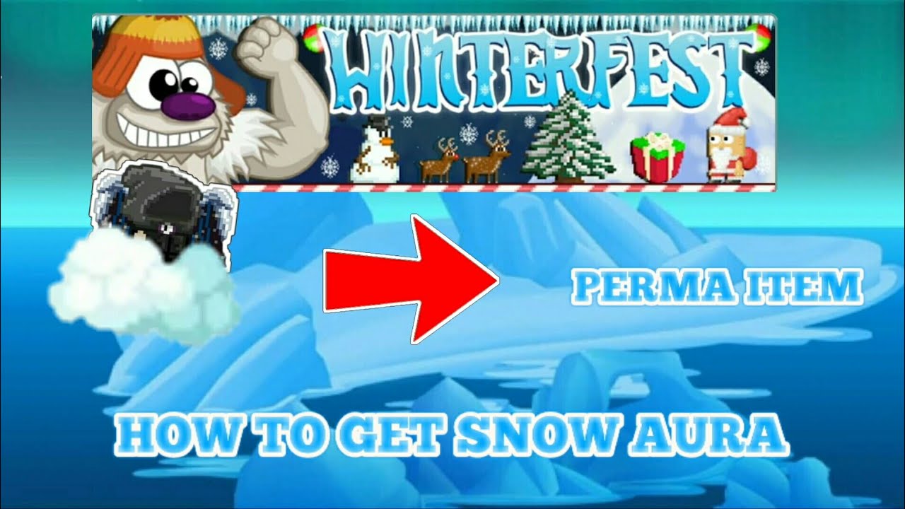 How To Get Snow Aura Growtopia YouTube