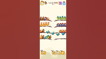 Bird sort calar game leval 1288 #leveldesign #colorgame #gameplay #colorconcept#gaming #gameart#game