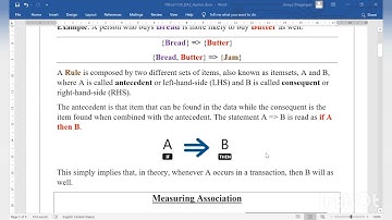 Apriori Algorithm - Association Rule Mining in RapidMiner Software