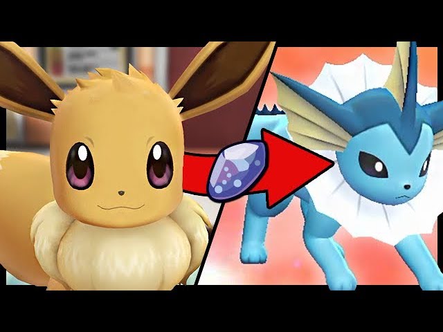 Pokemon Let's Go Eevee Evolutions