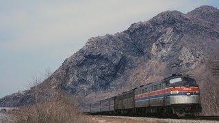 Amtrak E8's on the NYC Water Level Route on the Hudson River, 1976-1978