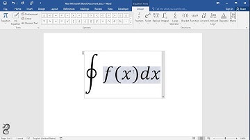 How to insert contour integral symbol in Word