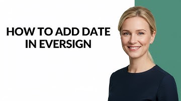 How to Add Date In Eversign - Julia