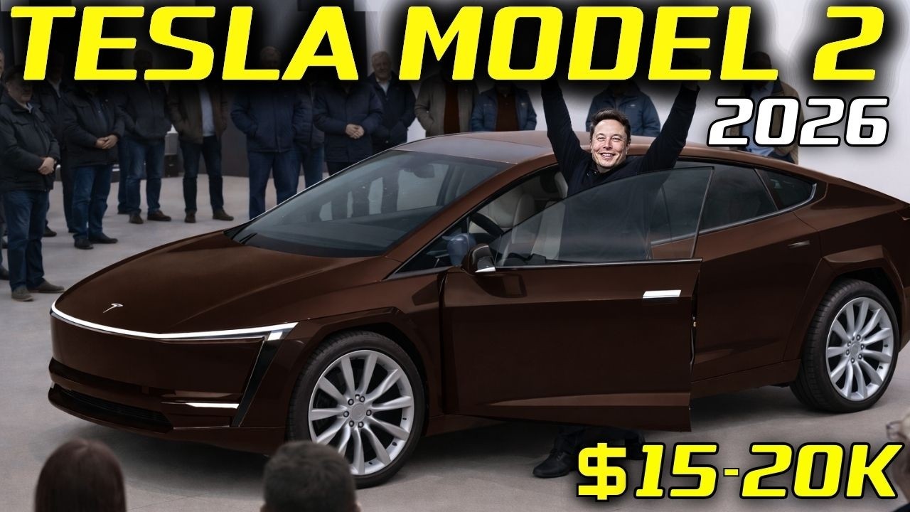 Tesla Model 2 2026 $25 000: риск воздействия ионов алюминия — запас хода 160 миль, +300 кг, износ...