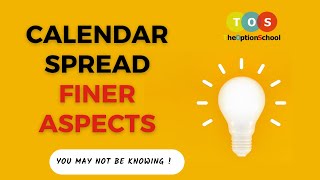 Calendar Spread Option Strategy | High VIX calendars | The Option School