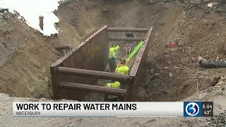 Waterbury officials address water main repair progress