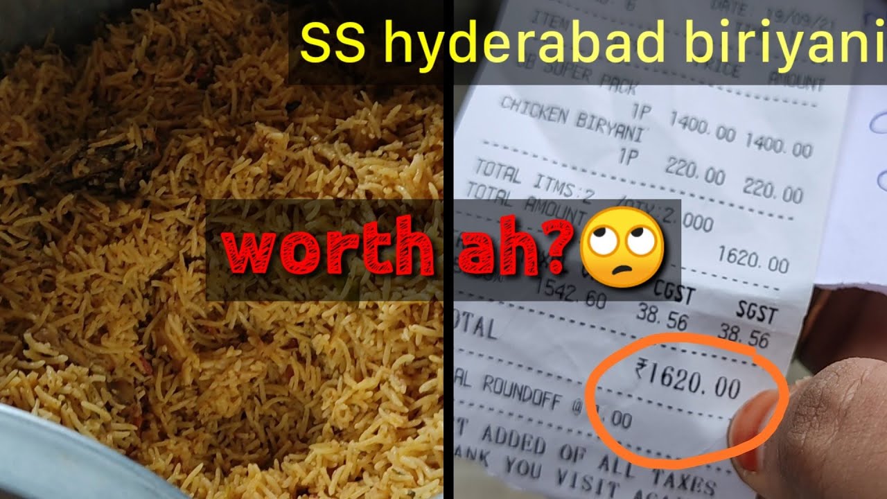 SS hyderabad bucket biriyani|100% Honest review|வாங்கலாமா வேணாமா?🙄
