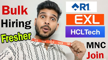 Bulk Hiring in R1 RCM | EXL | HCL Tech | Work From Home | EXL Company | The Ravi Vlogs