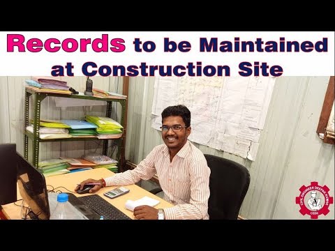Video: How To Keep Records In Construction