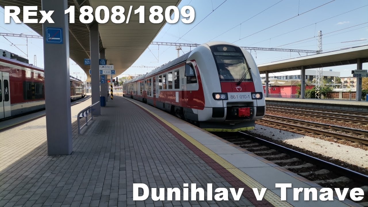 Železnice na Slovensku | Dunihlav na Regionálnych Expresoch v Trnave! (11.8. 2024)
