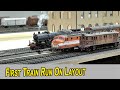 Layout tour - First train runs on the new grand layout thumbnail