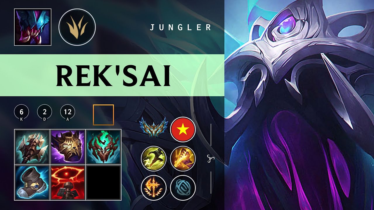 Rek'Sai Jungle vs Xin Zhao - VN Challenger Patch 26.02