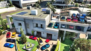 GTA 5- RICH LIFE| MICHAELS'S NEW $999999 ULTRA GARAGE MANSION| MERCEDES SLR MCLAREN SUPRA FOR JIMMY|