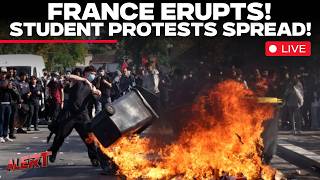 LIVE: France Erupts as Student Protests Spread Nationwide | Paris, Police Clashes & School Crisis