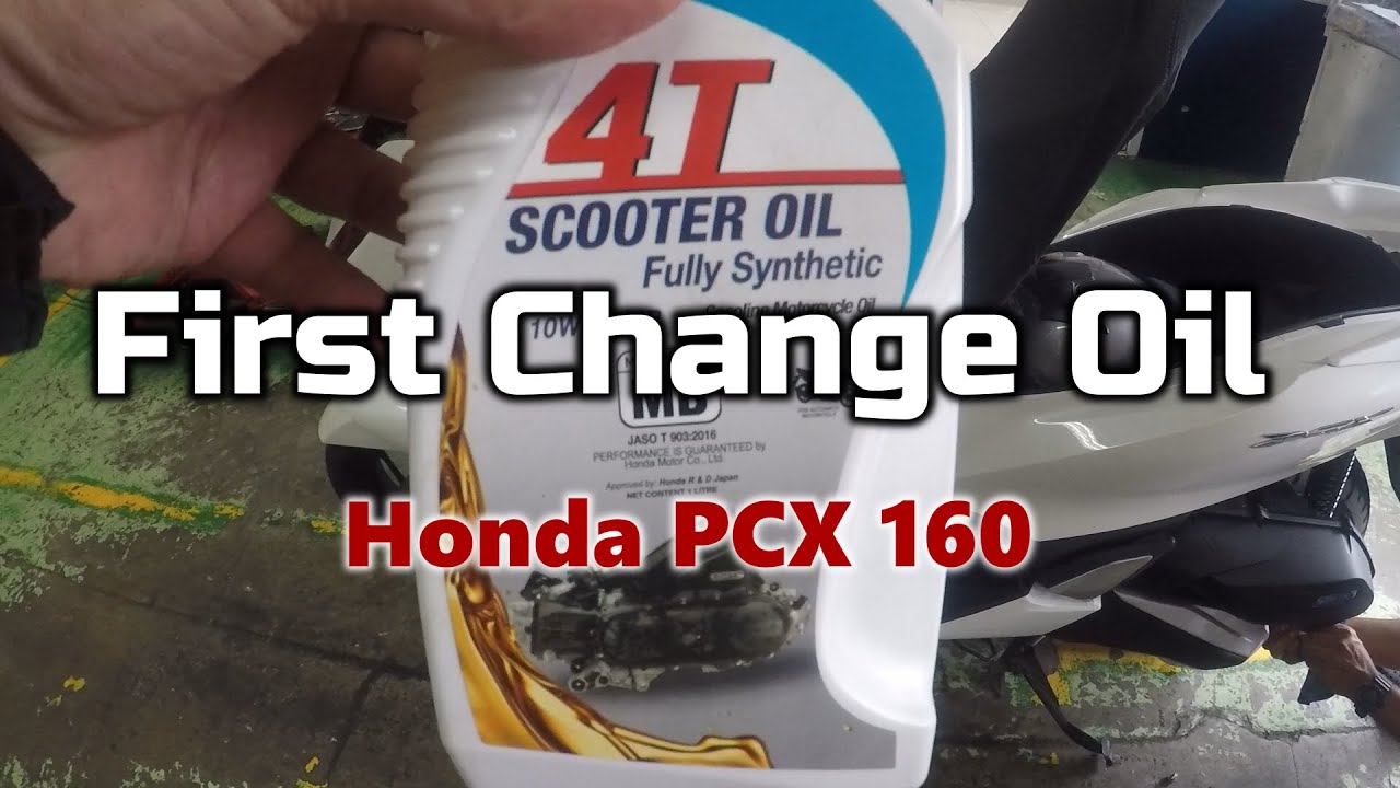 Honda PCX 160 Change Oil Corcolon Lomi House YouTube