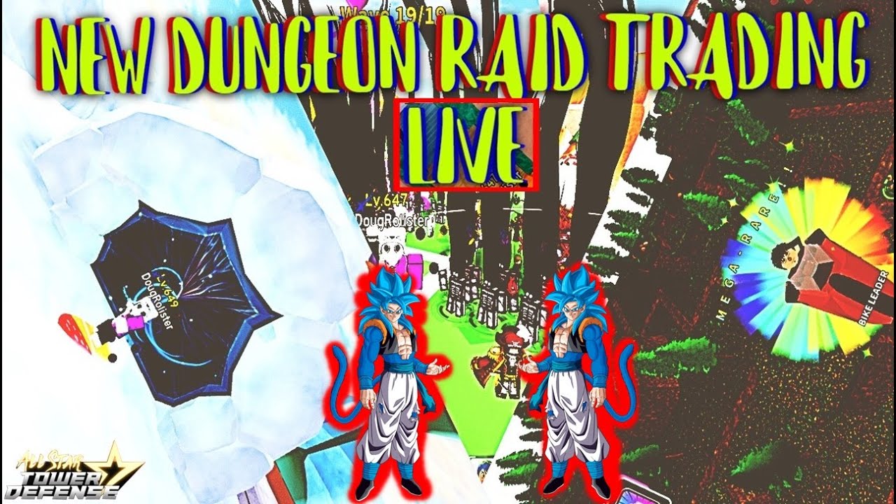 🔴LIVE DUNGEON COM INSCRITOS + RAIDS ALL STAR TOWER DEFENSE