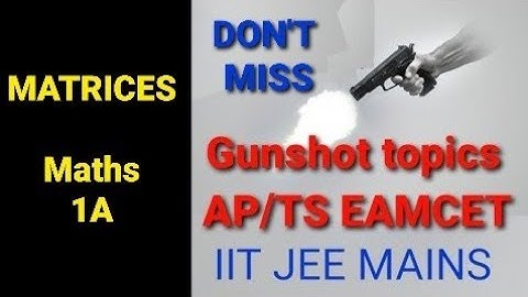 Eamcet shor term tricks|eamcet gunshot maths topics|eamcet iit jee main|eamcet preparation strategy