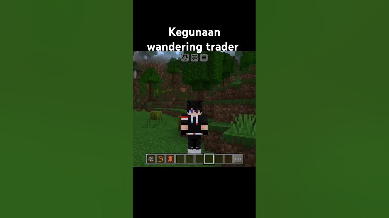 kegunaan wandering trader semoga bermanfaat cuyy #minecraft # ...