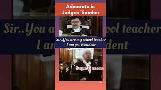 Advocate Is Judge's Teacher | Rare Interaction In The Courtroom #judge#lawyer#law#court#legalcourts