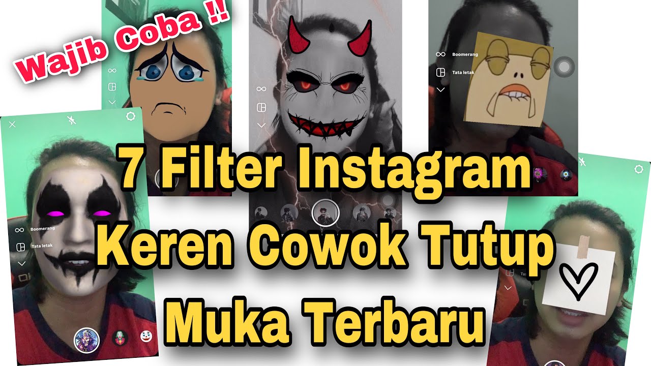 7 Filter IG Keren Buat Cowok Tutup Muka 2022 YouTube