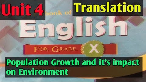 Population Growth and it