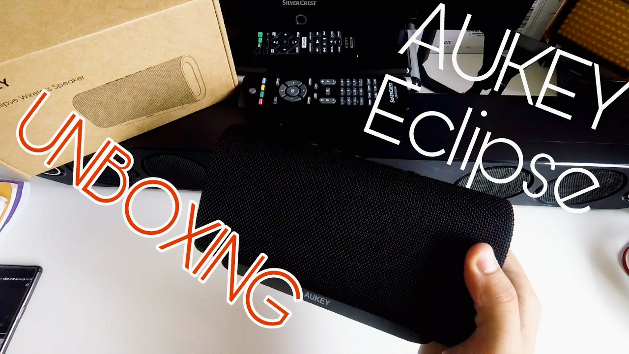 AUKEY Eclipse bluetooth speaker unboxing & first impression... - YouTube
