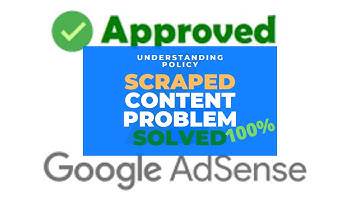 How To solved Adsense Scraped Content l Problem Solved l Web Freak l 2020