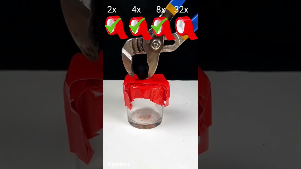 Red Hot Ball vs Tape 🔥 Will It Melt?                     