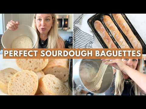 Sourdough Baguettes Made Easy | Perfect Crust & Crumb Every Time!