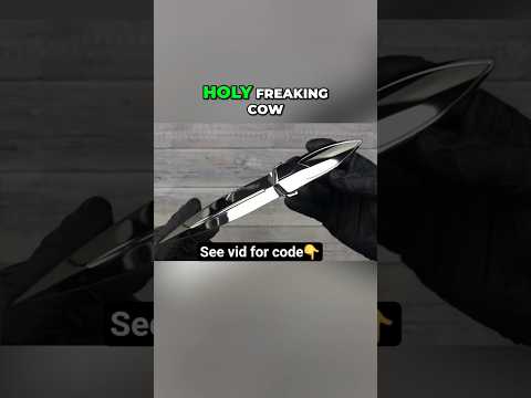 NO SCREWS & HIDDEN BLADE!    