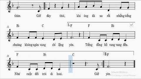 BÀI HÁT : ĐỒNG HỒ CỦA ÔNG TÔI - ÂM NHẠC LỚP 4 - CHÂN TRỜI SÁNG TẠO