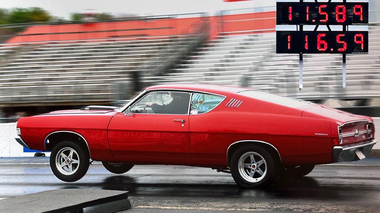 First test and tune of 2023 - 1968 Torino GT
