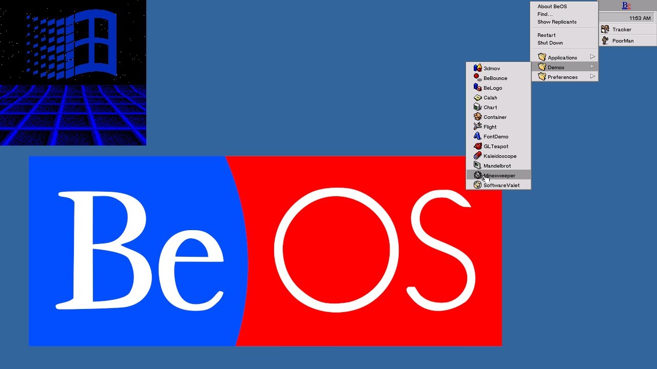 BeOS 4 - YouTube