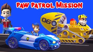 Paw Patrol Adventure City Game Rubble and Chase help the Hotel