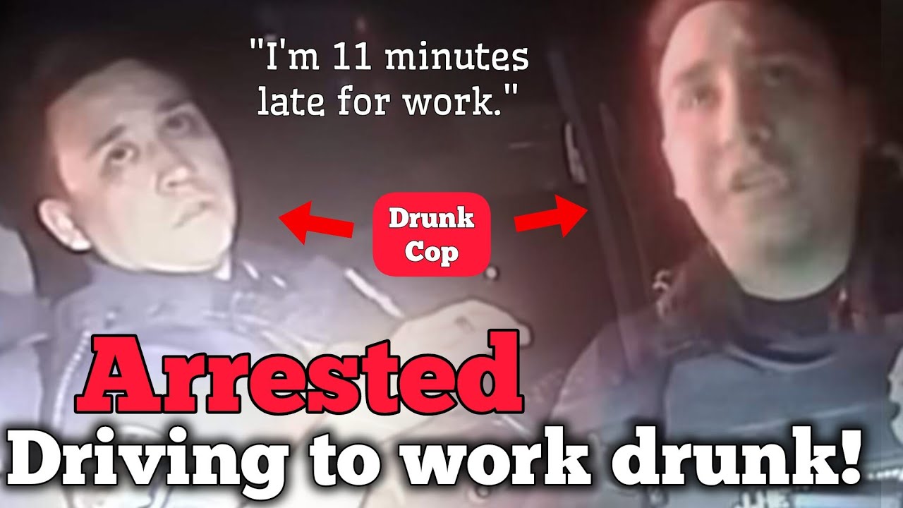 Confused Cop Caught Driving to Work Drunk - YouTube