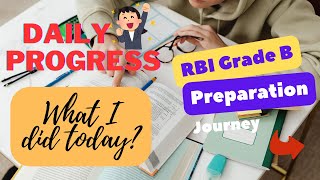 RBI Grade B 2024 Preparation - 29th May Progress