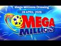 Mega Millions drawing Live results for April 28,2026 | mega millions results today live