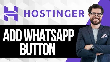 How to Add a WhatsApp Chat Button to Website in Hostinger Website Builder