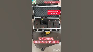 12 CHANAAL COLD PYRO MACHINE AVAILABLE How to use cold pyro machine#events#wedding#viralvideo#reels