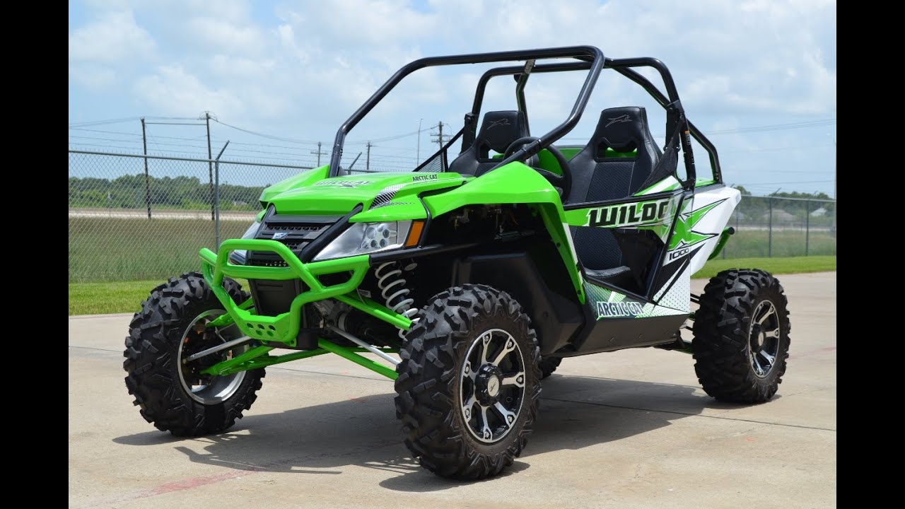  15 799 2021 Arctic Cat Wildcat X  Team Arctic  Green 